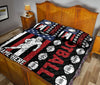 Ohaprints-Quilt-Bed-Set-Pillowcase-Football-Player-American-Flag-Usa-Unique-Gifts-Custom-Personalized-Name-Blanket-Bedspread-Bedding-3166-King (90&#39;&#39; x 100&#39;&#39;)