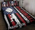 Ohaprints-Quilt-Bed-Set-Pillowcase-Baseball-Pitcher-Player-American-Flag-Usa-Unique-Gift-Custom-Personalized-Name-Blanket-Bedspread-Bedding-3220-Throw (55'' x 60'')