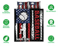 Ohaprints-Quilt-Bed-Set-Pillowcase-Baseball-Pitcher-Player-American-Flag-Usa-Unique-Gift-Custom-Personalized-Name-Blanket-Bedspread-Bedding-3220-Double (70'' x 80'')