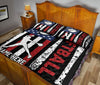 Ohaprints-Quilt-Bed-Set-Pillowcase-Softball-Pitcher-Player-American-Flag-Usa-Unique-Gift-Custom-Personalized-Name-Blanket-Bedspread-Bedding-3113-King (90&#39;&#39; x 100&#39;&#39;)