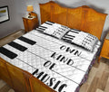 Ohaprints-Quilt-Bed-Set-Pillowcase-Piano-Keys-Make-Your-Own-Kind-Of-Music-Keyboard-Music-Notes-Blanket-Bedspread-Bedding-1480-Queen (80'' x 90'')