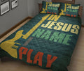 Ohaprints-Quilt-Bed-Set-Pillowcase-Guitar-In-Jesus-Name-I-Play-Guitar-Gift-For-Guitarist-Blanket-Bedspread-Bedding-2660-King (90'' x 100'')