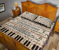 Ohaprints-Quilt-Bed-Set-Pillowcase-Piano-Life-Lessons-Music-Key-Notes-Gift-For-Pianist-Blanket-Bedspread-Bedding-901-Queen (80'' x 90'')