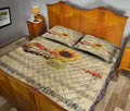 Ohaprints-Quilt-Bed-Set-Pillowcase-Guitar-Sunflower-Peace-Here-Come-The-Sun-Gift-For-Guitarist-Blanket-Bedspread-Bedding-1482-Queen (80'' x 90'')