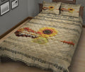 Ohaprints-Quilt-Bed-Set-Pillowcase-Guitar-Sunflower-Peace-Here-Come-The-Sun-Gift-For-Guitarist-Blanket-Bedspread-Bedding-1482-King (90'' x 100'')