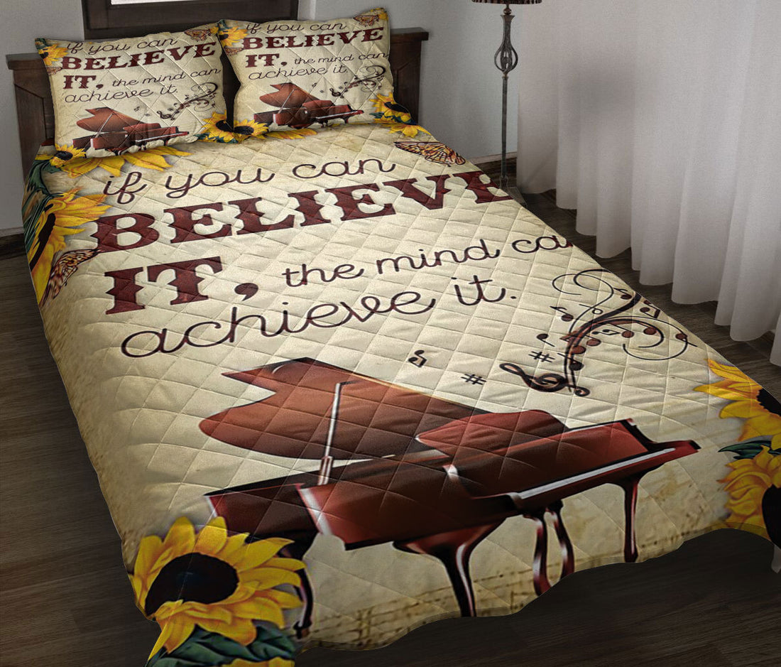 Ohaprints-Quilt-Bed-Set-Pillowcase-Piano-Sunflower-The-Mind-Can-Achieve-It--Gift-For-Pianist-Blanket-Bedspread-Bedding-2068-Throw (55'' x 60'')