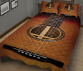 Ohaprints-Quilt-Bed-Set-Pillowcase-Guitar-Wooden-Guitar-Acoustic-Unique-Gift-For-Guitarist-Blanket-Bedspread-Bedding-1484-King (90'' x 100'')