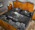 Ohaprints-Quilt-Bed-Set-Pillowcase-Horse-Metal-Silver-Pattern-Gifts-For-Horse-Lover-Custom-Personalized-Name-Blanket-Bedspread-Bedding-2891-King (90'' x 100'')