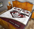 Ohaprints-Quilt-Bed-Set-Pillowcase-Couple-Wife-Husband-Gift-Horse-Lover-Custom-Personalized-Name-Blanket-Bedspread-Bedding-3629-King (90'' x 100'')