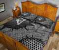 Ohaprints-Quilt-Bed-Set-Pillowcase-Electrician-Lineman-Crack-Metal-Silver-Pattern-Custom-Personalized-Name-Blanket-Bedspread-Bedding-2899-King (90'' x 100'')