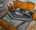 Ohaprints-Quilt-Bed-Set-Pillowcase-Volleyball-Silver-Metal-Unique-Gifts-Custom-Personalized-Name-Blanket-Bedspread-Bedding-2310-King (90'' x 100'')