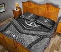 Ohaprints-Quilt-Bed-Set-Pillowcase-Hippe-Peace-Sign-Silver-Metal-Unique-Gifts-Custom-Personalized-Name-Blanket-Bedspread-Bedding-552-King (90'' x 100'')