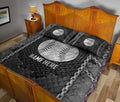 Ohaprints-Quilt-Bed-Set-Pillowcase-Baseball-Iron-Chain-Pattern-Unique-Gifts-Custom-Personalized-Name-Blanket-Bedspread-Bedding-2312-King (90'' x 100'')