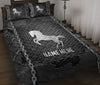Ohaprints-Quilt-Bed-Set-Pillowcase-Horse-Iron-Chain-Pattern-Unique-Gifts-Custom-Personalized-Name-Blanket-Bedspread-Bedding-2904-Throw (55&#39;&#39; x 60&#39;&#39;)