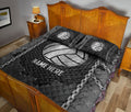 Ohaprints-Quilt-Bed-Set-Pillowcase-Volleyball-Iron-Chain-Pattern-Unique-Gifts-Custom-Personalized-Name-Blanket-Bedspread-Bedding-1727-King (90'' x 100'')