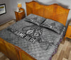 Ohaprints-Quilt-Bed-Set-Pillowcase-Hunter-Deer-Hutning-Scratch-Gray-Pattern-Unique-Gifts-Custom-Personalized-Name-Blanket-Bedspread-Bedding-2909-King (90&#39;&#39; x 100&#39;&#39;)
