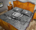 Ohaprints-Quilt-Bed-Set-Pillowcase-Turtle-Scratch-Gray-Pattern-Unique-Gifts-Custom-Personalized-Name-Blanket-Bedspread-Bedding-560-King (90'' x 100'')