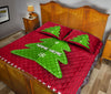 Ohaprints-Quilt-Bed-Set-Pillowcase-Green-Christmas-Tree-Red-Knitted-Xmas-Custom-Personalized-Name-Blanket-Bedspread-Bedding-3645-King (90&#39;&#39; x 100&#39;&#39;)
