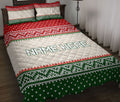 Ohaprints-Quilt-Bed-Set-Pillowcase-Christmas-Ugly-Sweater-Pattern-Xmas-Holiday-Custom-Personalized-Name-Blanket-Bedspread-Bedding-3646-Throw (55'' x 60'')