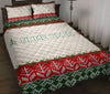 Ohaprints-Quilt-Bed-Set-Pillowcase-Christmas-Ugly-Sweater-Pattern-Invite-Custom-Personalized-Name-Blanket-Bedspread-Bedding-3650-Throw (55&#39;&#39; x 60&#39;&#39;)