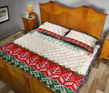 Ohaprints-Quilt-Bed-Set-Pillowcase-Christmas-Ugly-Sweater-Pattern-Invite-Custom-Personalized-Name-Blanket-Bedspread-Bedding-3650-King (90'' x 100'')