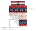 Ohaprints-Quilt-Bed-Set-Pillowcase-Christmas-Ugly-Sweater-Pattern-Holiday-Custom-Personalized-Name-Blanket-Bedspread-Bedding-3653-Queen (80'' x 90'')