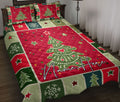 Ohaprints-Quilt-Bed-Set-Pillowcase-Christmas-Patchwork-Xmas-Tree-Winter-Custom-Personalized-Name-Blanket-Bedspread-Bedding-3654-Throw (55'' x 60'')