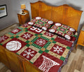 Ohaprints-Quilt-Bed-Set-Pillowcase-Christmas-Basketball-Xmas-Christmas-Custom-Personalized-Name-Number-Blanket-Bedspread-Bedding-3415-King (90'' x 100'')