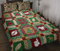 Ohaprints-Quilt-Bed-Set-Pillowcase-Christmas-American-Football-Patchwork-Xmas-Winter-Holiday-Blanket-Bedspread-Bedding-3169-Throw (55'' x 60'')