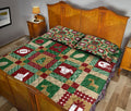 Ohaprints-Quilt-Bed-Set-Pillowcase-Christmas-American-Football-Patchwork-Xmas-Winter-Holiday-Blanket-Bedspread-Bedding-3169-King (90'' x 100'')