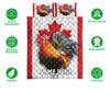 Ohaprints-Quilt-Bed-Set-Pillowcase-Canada-Flag-Chicken-Canadian-Rooster-Flag-Maple-Leaf-Custom-Personalized-Name-Blanket-Bedspread-Bedding-2921-Double (70&#39;&#39; x 80&#39;&#39;)
