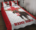 Ohaprints-Quilt-Bed-Set-Pillowcase-Canadian-Flag-Moose-Canada-Maple-Leaf-Custom-Personalized-Name-Blanket-Bedspread-Bedding-1740-Throw (55'' x 60'')