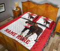 Ohaprints-Quilt-Bed-Set-Pillowcase-Canadian-Flag-Moose-Canada-Maple-Leaf-Custom-Personalized-Name-Blanket-Bedspread-Bedding-1740-King (90'' x 100'')