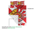 Ohaprints-Quilt-Bed-Set-Pillowcase-Canada-Flag-Sunflower-Flag-Maple-Leaf-Custom-Personalized-Name-Blanket-Bedspread-Bedding-2329-Queen (80'' x 90'')