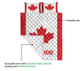 Ohaprints-Quilt-Bed-Set-Pillowcase-Canadian-Flag-Canada-Flag-Maple-Leaf-Custom-Personalized-Name-Blanket-Bedspread-Bedding-1157-Queen (80'' x 90'')