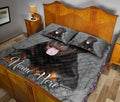 Ohaprints-Quilt-Bed-Set-Pillowcase-Rottweiler-Dog-Crack-Gray-Sliver-Pattern-Custom-Personalized-Name-Blanket-Bedspread-Bedding-1171-King (90'' x 100'')