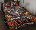 Ohaprints-Quilt-Bed-Set-Pillowcase-Deer-Hunter-Hunting-Orange-Camouflage-Pattern-Us-Flag-Custom-Personalized-Name-Blanket-Bedspread-Bedding-2693-Throw (55'' x 60'')