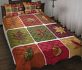 Ohaprints-Quilt-Bed-Set-Pillowcase-Autumn-Leaves-Patchwork-Fall-Maple-Leaf-Autumn-Harvest-Leaves-Blanket-Bedspread-Bedding-3264-Throw (55'' x 60'')