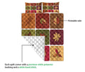 Ohaprints-Quilt-Bed-Set-Pillowcase-Autumn-Leaves-Patchwork-Fall-Maple-Leaf-Autumn-Harvest-Leaves-Blanket-Bedspread-Bedding-3264-Queen (80'' x 90'')