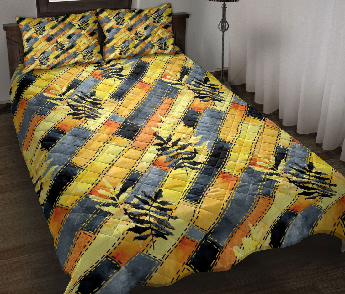 Ohaprints-Quilt-Bed-Set-Pillowcase-Autumn-Plants-Autumn-Leaves-Autumn-Harves-Leaves-Autumn-Thanksgiving-Blanket-Bedspread-Bedding-3267-Throw (55'' x 60'')