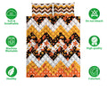 Ohaprints-Quilt-Bed-Set-Pillowcase-Autumn-Patchwork-Falling-Leaves-Polka-Dot-Chevron-Pattern-Autumn-Harves-Leaves-Blanket-Bedspread-Bedding-3269-Double (70'' x 80'')