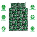 Ohaprints-Quilt-Bed-Set-Pillowcase-Christmas-Snowflake-Green-Grid-White-Buffalo-Plaid-Unique-Gifts-Blanket-Bedspread-Bedding-4159-Double (70'' x 80'')