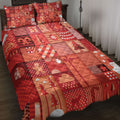 Ohaprints-Quilt-Bed-Set-Pillowcase-Christmas-Patchwork-Gingerbread-Snowflake-Christmas-Tree-Unique-Gift-Blanket-Bedspread-Bedding-4164-Throw (55'' x 60'')