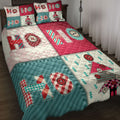 Ohaprints-Quilt-Bed-Set-Pillowcase-Christmas-Patchwork-Ho-Ho-Ho-Winter-Holiday-Unique-Christmas-Gifts-Blanket-Bedspread-Bedding-4168-Throw (55'' x 60'')