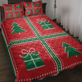 Ohaprints-Quilt-Bed-Set-Pillowcase-Ugly-Christmas-Patchwork-Winter-Holiday-Christmas-Tree-Chrismas-Gift-Blanket-Bedspread-Bedding-4177-Throw (55'' x 60'')