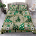 Ohaprints-Quilt-Bed-Set-Pillowcase-Christmas-Holiday-Patchwork-Christmas-Tree-Stars-Snowflakes-Heart-Blanket-Bedspread-Bedding-4178-King (90'' x 100'')