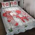 Ohaprints-Quilt-Bed-Set-Pillowcase-Christmas-Scandinavian-Hearts-Deer-Treesanta-Stocking-Christmas-Gift-Blanket-Bedspread-Bedding-4182-Throw (55'' x 60'')