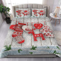 Ohaprints-Quilt-Bed-Set-Pillowcase-Christmas-Scandinavian-Hearts-Deer-Treesanta-Stocking-Christmas-Gift-Blanket-Bedspread-Bedding-4182-King (90'' x 100'')