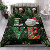 Ohaprints-Quilt-Bed-Set-Pillowcase-Love-Volleyball-With-Christmas-Hat-Holly-Berry--Snowflake-Holiday-Blanket-Bedspread-Bedding-3764-King (90&#39;&#39; x 100&#39;&#39;)