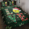 Ohaprints-Quilt-Bed-Set-Pillowcase-Love-Softball-With-Christmas-Hat-Holly-Berry--Snowflake-Xmas-Holiday-Blanket-Bedspread-Bedding-3765-Throw (55&#39;&#39; x 60&#39;&#39;)